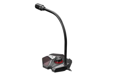 RAMPAGE RMX-M8 TORNADO Gri USB Masaüstü Led Mikrofon