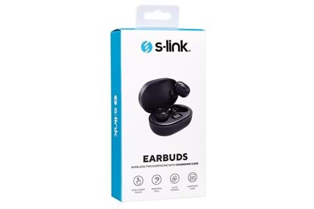 S-link SL-TWS05 Siyah Mobil Telefon Uyumlu Bluetooth TWS Mikrofonlu Kulaklık