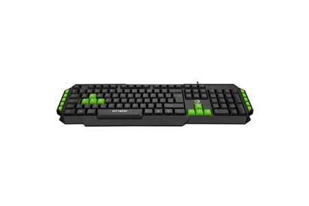 Hytech HYK-46 GAMY Siyah USB Yeşil Tuşlu Q Gaming Oyuncu Klavyesi