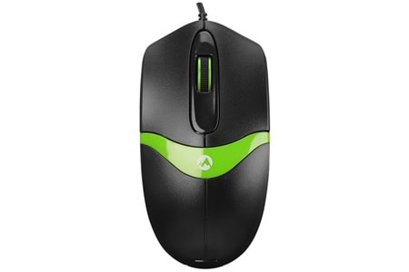 Everest SM-220 Usb Siyah/Yeşil 1200dpi 3D Optik Kablolu Mouse
