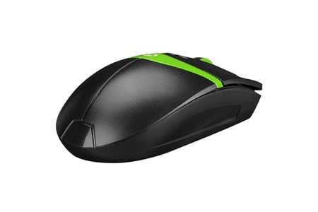 Everest SM-220 Usb Siyah/Yeşil 1200dpi 3D Optik Kablolu Mouse