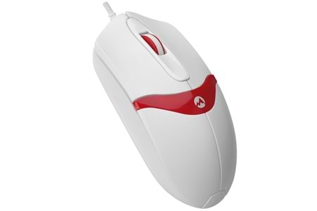 Everest SM-220 Usb Beyaz/Kırmızı 1200dpi 3D Optik Kablolu Mouse