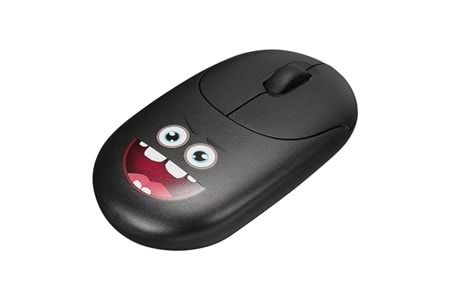 Everest SM-26 FASHION 2.4Ghz Siyah Kabartmalı Kablosuz Mouse