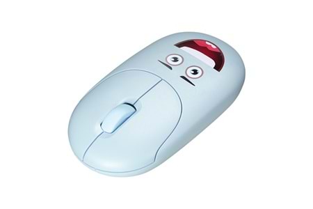 Everest SM-26 FASHION 2.4Ghz Mavi Kabartmalı Kablosuz Mouse