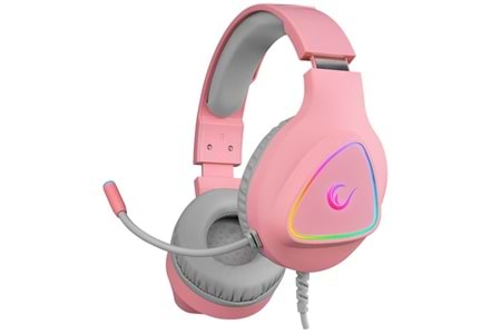 RAMPAGE M7 MONCHER Pembe RGB Led USB 7.1 Gaming Mikrofonlu Oyuncu Kulaklığı