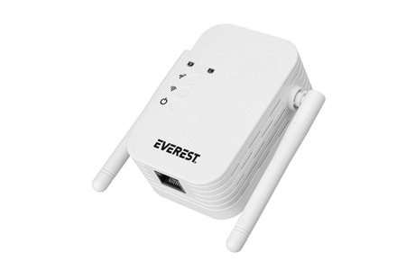 Everest EWR-N302 2.4GHz 300Mbps 1xWAN/LAN Port 2x2dBi Anten Repeater+AP Kablosuz Menzil Genişletici