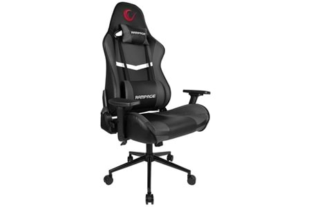 Rampage KL-R56 3D Kol,Tam Dökme Süngerli Siyah/Gri Oyuncu Koltuğu