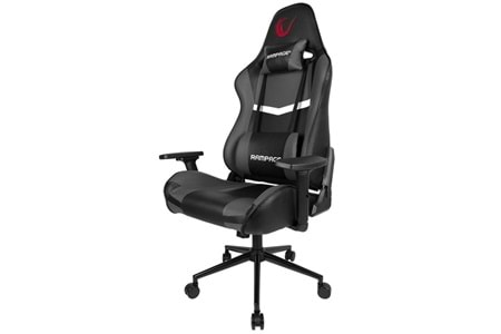 Rampage KL-R56 3D Kol,Tam Dökme Süngerli Siyah/Gri Oyuncu Koltuğu