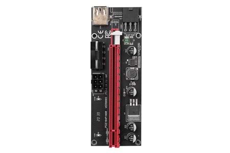 S-link SL-XE19 PCI-E 1x to 16x Sata 6pin Bitcoin Riser Versiyon 09S Ekran Kartı Yükseltici