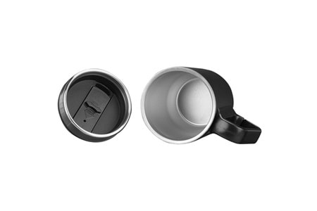 S-LINK SL-TM1974D Mat Siyah 240ML Iç 304 Dış 201 Paslanmaz Çelikten Kupa