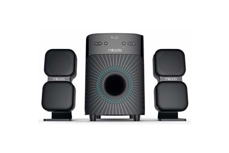 Mikado MD-360BT 2+1 38W BT/AUX/USB/FM/LED Ekran Multimedia Speaker