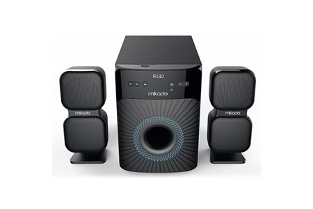 Mikado MD-360BT 2+1 38W BT/AUX/USB/FM/LED Ekran Multimedia Speaker