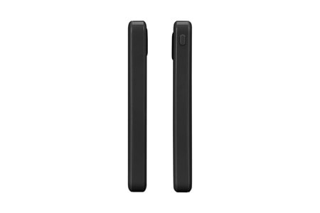 S-link G104 10000mAh 2*USB+Type-C+Micro Kompakt Tasarım Siyah LCD Taşınabilir Pil Şarj Cihazı Powerbank