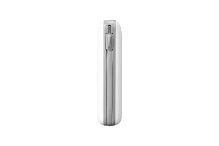 S-link P102 10000mAh PRM 2*USB+Type-C+Micro+Lightning Beyaz LCD Taşınabilir Pil Şarj Cihazı Powerbank