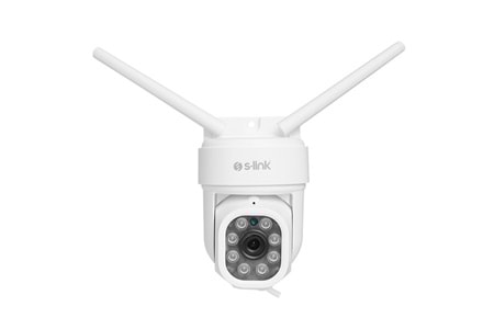 S-link SL-PTZ03 3MP Lens 2.8 mm Hareket algılamalı Smart TF Kart Dual Band Wifi IP Kamera Tuya