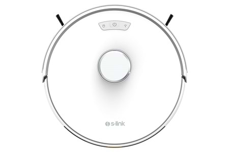 S-LINK C45 Max 2700 Vakumlu Gerçek 3000mAh Yüksek Emişli Akıllı Robot Süpürgesi