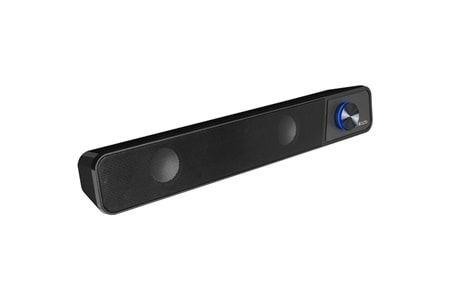 Mikado MD-69S Siyah 3Wx2 Led Işıklı Multimedia Soundbar Speaker