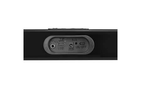 Mikado MD-SB101 Siyah 10Wx2 12V/1.5A BT+USB+AUX+TF Kartlı Ev Sinema Soundbar Speaker