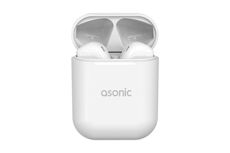 Asonic AS-TWS130 PRM Beyaz Mobil Telefon Uyumlu Bluetooth TWS AirPods Mikrofonlu Kulaklık