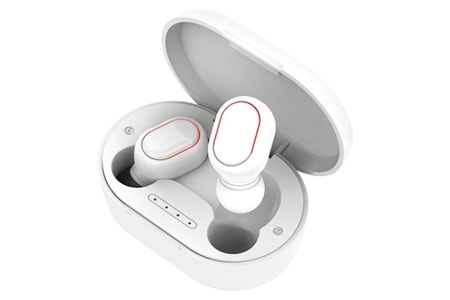 Asonic AS-TWS7S Beyaz Mobil Telefon Uyumlu Bluetooth TWS AirPods Mikrofonlu Kulaklık