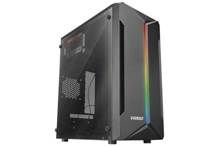 EVEREST 250W PEAK SABER GAMING MICRO-TOWER PC KASASI