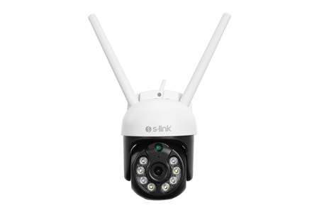 S-link SL-PTZ01 3MP 2.8mm Hareket algılamalı Smart PTZ Dome TF Kart Dual Band Wifi IP Kamera Tuya