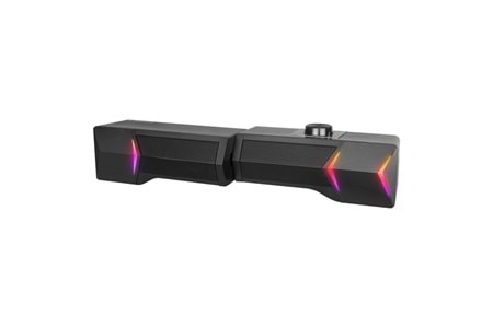 Rampage Elegant X10 2.0 Bluetooth'lu Rms 3W*2 RGB Işıklı Multimedia Usb 5V 45dB Gaming Oyuncu Speaker
