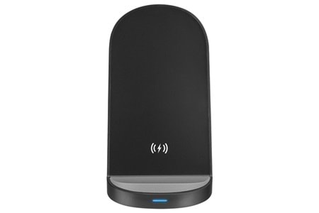 S-LINK SL-CW05 Mobil Telefon Uyumlu 15W LED Logo PRM Siyah Kablosuz Şarj Cihazı