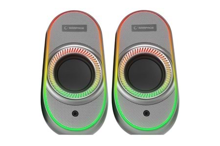 RAMPAGE RMS-X3 2.0 6W Bluetooth Özellikli Siyah Multimedia RGB Işıklı Gaming USB Speaker
