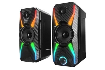 Rampage RMS-X5 2.0 Siyah Multimedia Gaming USB Speaker