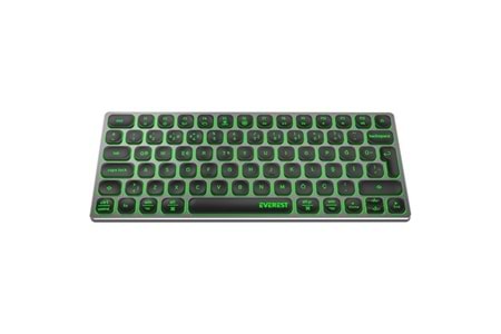 Everest KB-BT97 Siyah/Gri Bluetooth Ultra İnce+Şarjlı Q Mac/Win/Android/Ios Uyumlu Kablosuz klavye
