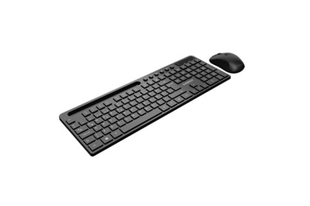 Everest KM-730 Siyah Kablosuz Q Multimedia Klavye + Mouse Set