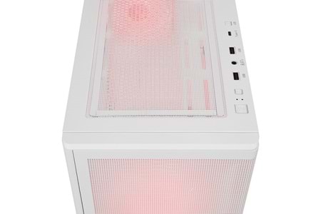 RAMPAGE VORTEX V3 4-RGB FANLI GAMING E-ATX PC KASASI BEYAZ