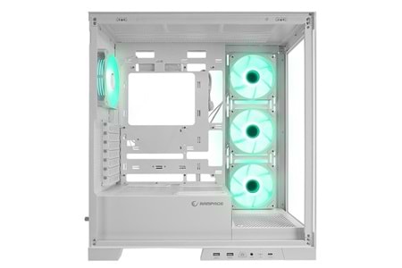 RAMPAGE HYDRA V2 WHITE GAMING EATX PC KASASI BEYAZ