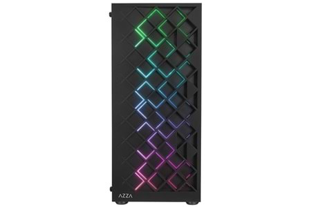 RAMPAGE AZZA V1 4-RGB FANLI GAMING MID-TOWER PC KASASI