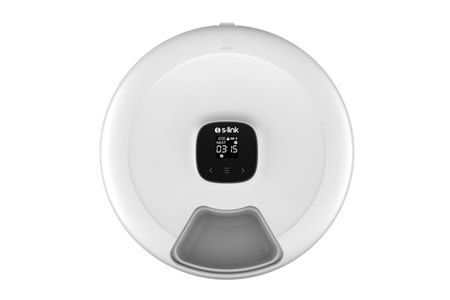 S-LINK SL-24 Otomatik Yem Kabı 6'sı 1 Arada Islak ve Kuru 170ml Porsiyon Kontrollu Kedi Köpek Besleyici Wifi TUYA Destek