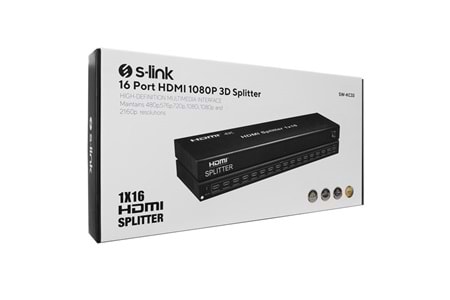 S-LINK SW-KC33 16port HDMI 1080P 3D Splitter