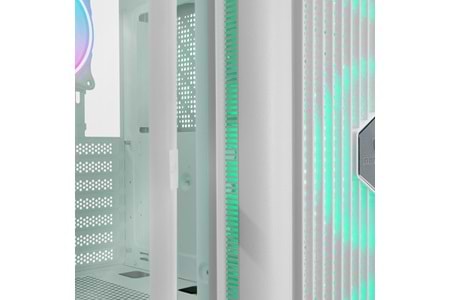 RAMPAGE 650W 80+ PROLIX MESH 4-RGB FANLI GAMING MID-TOWER PC KASASI BEYAZ