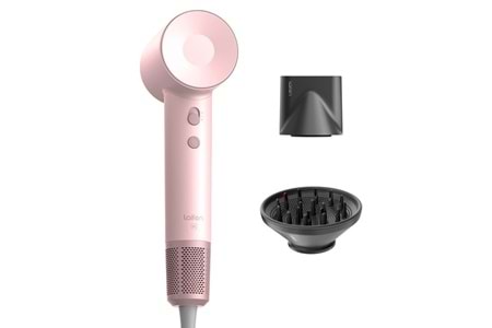 LAIFEN SE Pembe 1500W 2 Başlıklı Yüksek Hızlı Saç Kurutma Makinesi