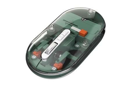 Everest SM-BT29 Glassy Yeşil Transparan 2in1 Bluetooth ve 2.4GHz Kablosuz Mouse