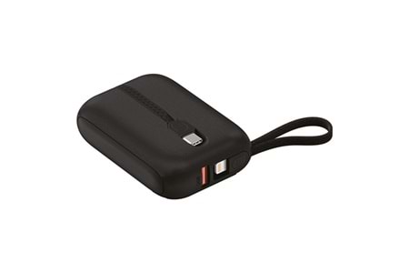 S-LINK P109M 10000mAh PD20W+QC18W+HSC22.5W Siyah LCD Taşınabilir Pil Şarj Cihazı Powerbank