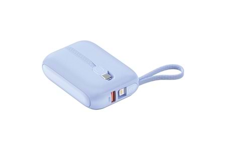 S-LINK P109M 10000mAh PD20W+QC18W+HSC22.5W Beyaz LCD Taşınabilir Pil Şarj Cihazı Powerbank