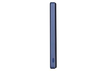 S-LINK MG105 5000mAh PD20W Magsafe 15W Kablosuz Type-C Mavi Taşınabilir Metal Şarj Cihazı Powerbank