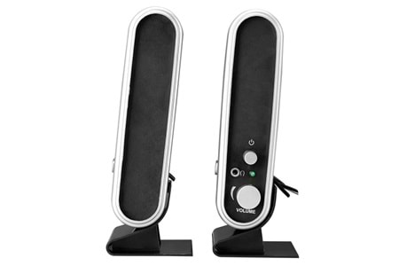 Snopy SN-820 2.0 Siyah/Gümüş Lcd İnce Tasarım USB Multimedia Speaker Hoparlör
