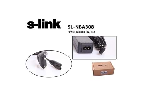 S-link SL-NBA308 40W 19V 2.1A 2.5*0.7 Asus Notebook Standart Adaptör