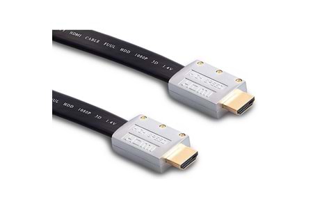 S-link SLX-M475 HDMI M/M 5m Altın Uçlu 24K+ Metal Kon. 1.4 Ver. 3D Kablo
