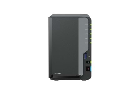 SYNOLOGY DS224-6G PLUS CELERON QC- 6GB RAM- 2-diskli Nas Server (Disksiz)	