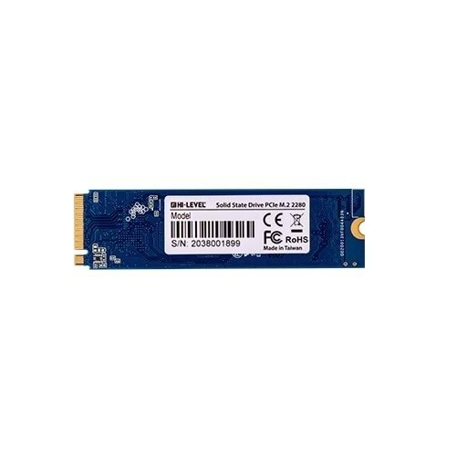 HI-LEVEL 256GB HLV-M2PCIeSSD2280/256G 3300- 1200MB/s M2 PCIe NVMe Gen3 Disk