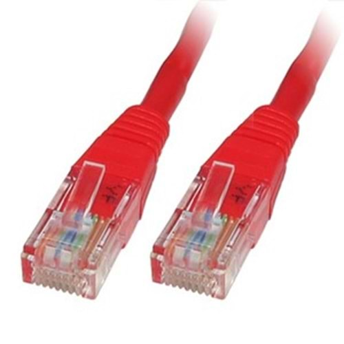 ODS 3m CAT6 Utp LSZH Saf Bakır Kırmızı Patch Kablo