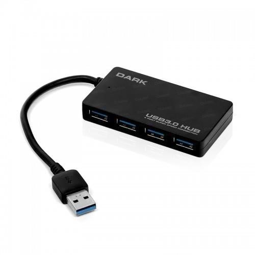 DARK Connect Master DK-AC-USB341 4port USB 3.0 Siyah USB Çoklayıcı Hub